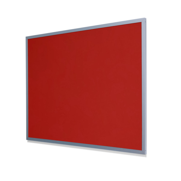 2210 Hot Salsa Colored Cork Forbo Bulletin Board with Heavy Aluminum Frame